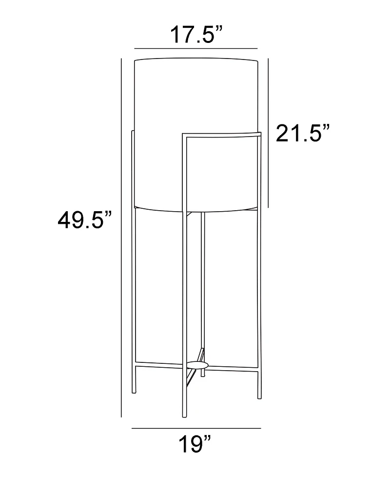 Lite Source Outdoor Cordless Garridan Floor Lamp