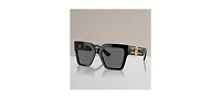 Versace Women's Low Bridge Fit Sunglasses VE4458F