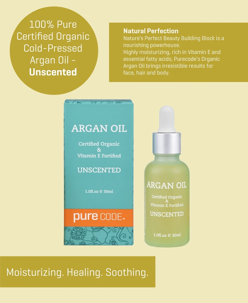 Purecode Argan Oil, 30 ml