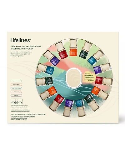 Lifelines Everyday Diffuser and Full Essential Oil Blends Collection