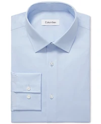 Calvin Klein Men's Refined Cotton Stretch Regular Fit Dress Shirt