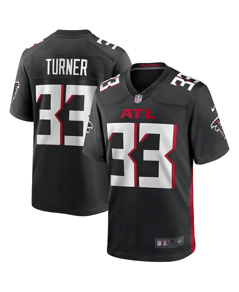 Men's Nike Michael Turner Black Atlanta Falcons Game Retired Player Jersey