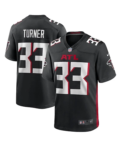 Men's Nike Michael Turner Black Atlanta Falcons Game Retired Player Jersey