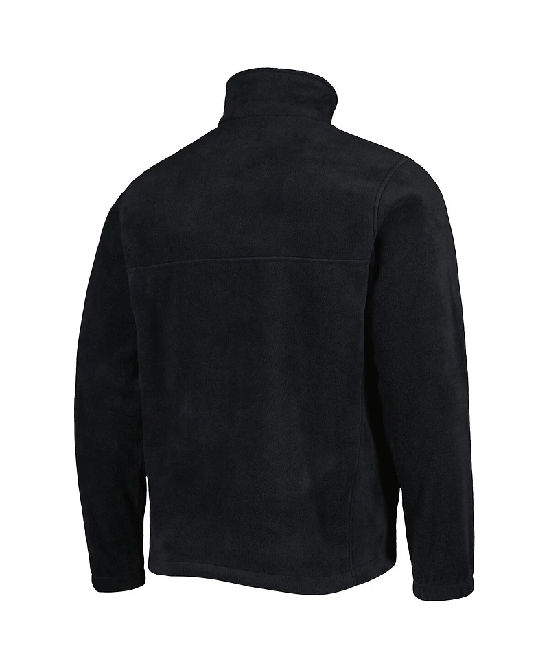 Men's Columbia Black Cincinnati Reds Steens Mountain Full-Zip Jacket