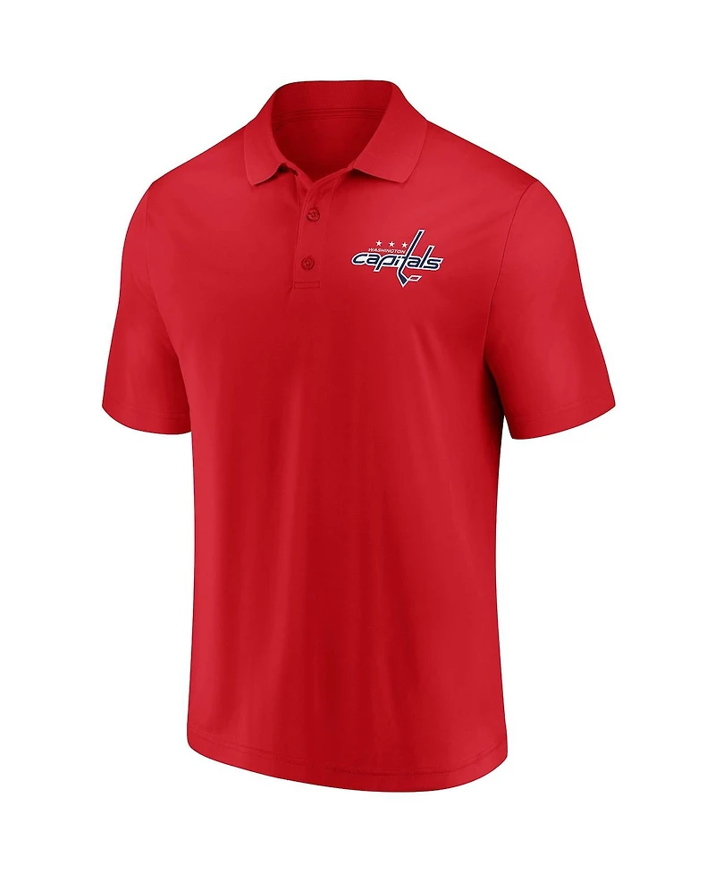 Men's Fanatics Red Washington Capitals Winning Streak Polo Shirt