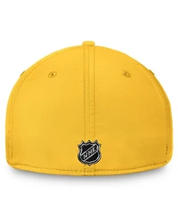 Men's Fanatics Gold Nashville Predators Authentic Pro Rink Flex Hat