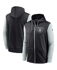 Men's Nike Black Las Vegas Raiders Performance Full-Zip Hoodie