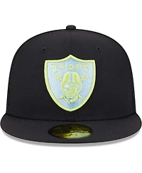 Men's New Era Black Las Vegas Raiders Multi 59FIFTY Fitted Hat