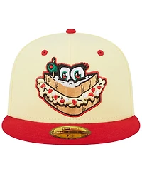 Men's New Era Yellow Augusta GreenJackets Theme Nights Pimento Cheese 59FIFTY Fitted Hat