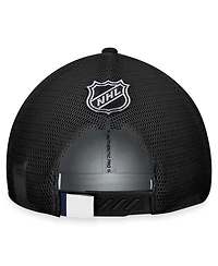 Men's Fanatics Gray, Black Washington Capitals Authentic Pro Home Ice Trucker Adjustable Hat