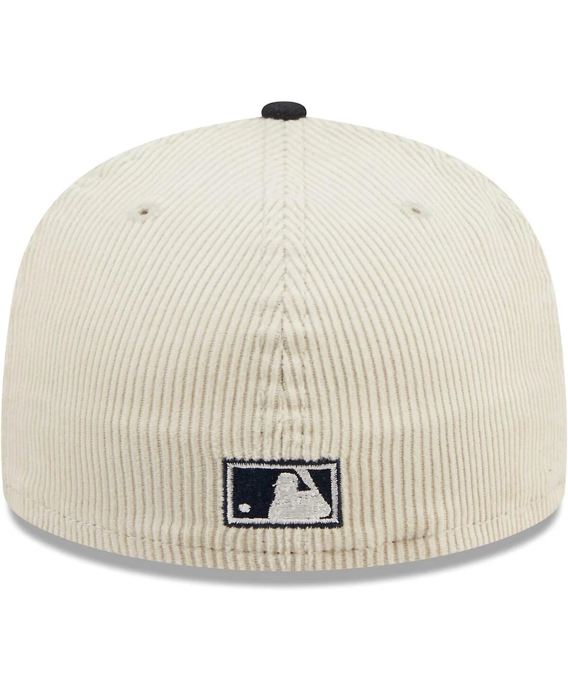 Men's New Era White York Yankees Corduroy Classic 59FIFTY Fitted Hat