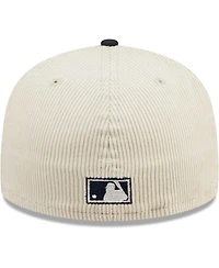 Men's New Era White York Yankees Corduroy Classic 59FIFTY Fitted Hat