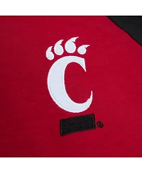Men's Mitchell & Ness Red Cincinnati Bearcats Legendary Slub Raglan Long Sleeve T-shirt