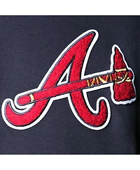 Men's Pro Standard Navy Atlanta Braves Team Logo Pullover Hoodie