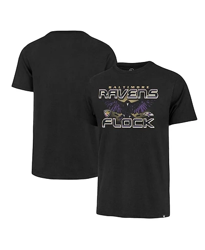 Men's '47 Brand Distressed Baltimore Ravens Regional Franklin T-shirt