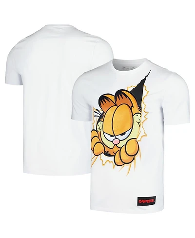 Men's and Women's Freeze Max White Garfield Breakthrough T-shirt