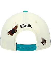 Men's New Era x Felt Cream Florida Marlins Low Profile 9FIFTY Snapback Hat