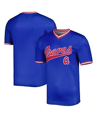 Men's Stitches Royal Atlanta Braves Cooperstown Collection Team Jersey