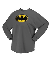 Men's and Women's Gray Batman Original Long Sleeve T-shirt