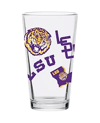 Lsu Tigers 16 Oz Medley Distressed Vintage-Like Pint Glass