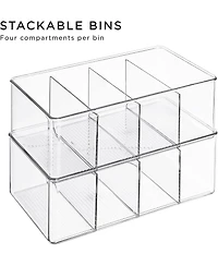 Sorbus Storage Bins with Dividers