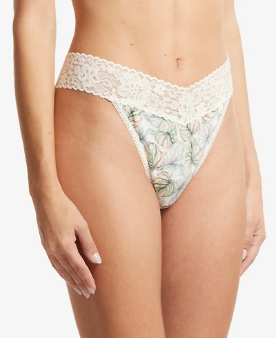 Hanky Panky Women's Printed Dream Ease Original Rise Thong