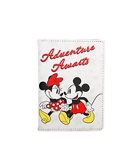 Disney Mickey & Minnie Passport Holder - Cute Travel Wallet for Disney Fans, Officially Licensed