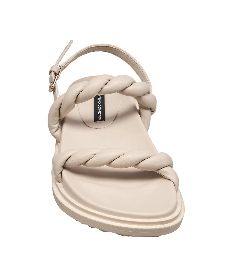 French Connection Women's Brieanne Braided Slingback Sandal