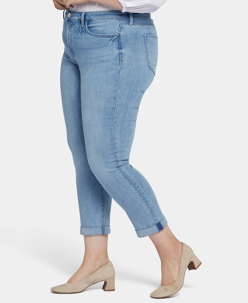 Nydj Plus Sheri Slim Ankle Jean with Roll Cuffs