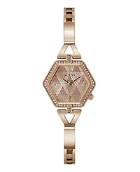 Women's Analog Rose Gold-Tone Steel Watch 28mm