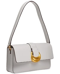 Donna Karan New York Valley Stream Leather Buckle Shoulder with Removable Strap
