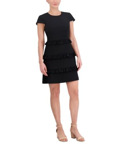 Eliza J Womens Ruffle Tiered A Line Dress 0p 18