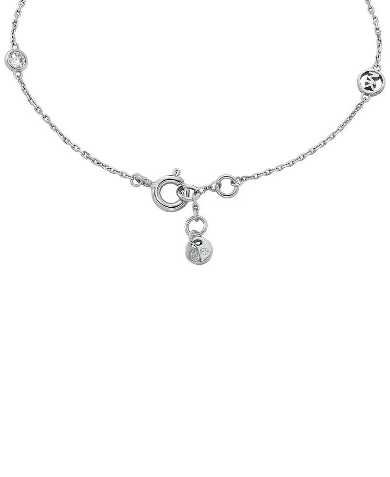 Michael Kors Gold-Tone or Silver-Tone Sterling Silver Station Bracelet