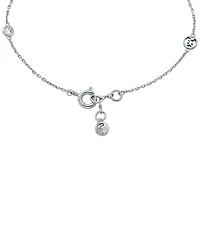 Michael Kors Gold-Tone or Silver-Tone Sterling Silver Station Bracelet