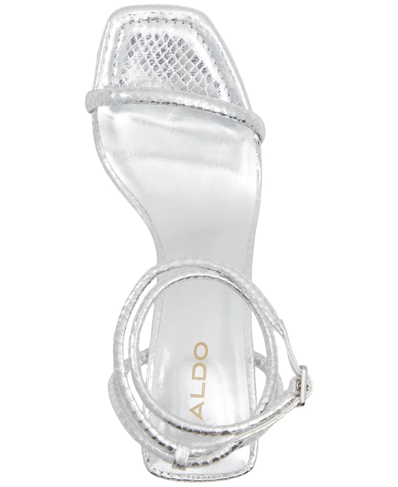 Aldo Women's Dime Strappy Ankle Wrap Dress Sandals