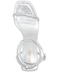 Aldo Women's Dime Strappy Ankle Wrap Dress Sandals