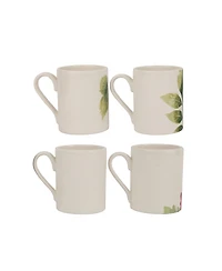 Vietri Foresta Primavera Assorted Mugs, Set of 4