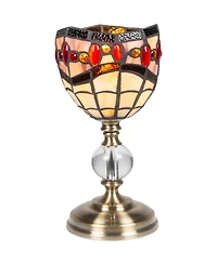 Dale Tiffany 12.5" Tall Fall River Accent Lamp