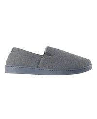Isotoner Men's Textured Knit Kai Closed Back Slippers with Gel-Infused Memory Foam