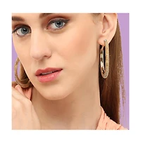 Sohi Women's Spring Hoop Earrings