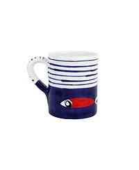 Vietri Pesce Pazzo Underwater Fish Mug