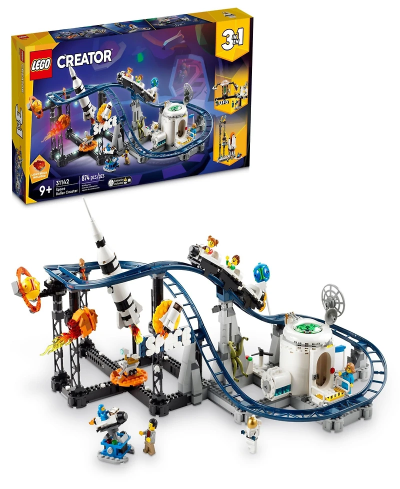Lego Creator 31142 3-in-1 Space Roller Coaster Toy Action Building Set