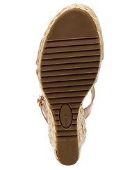 Anne Klein Women's Wheatley Ankle Strap Espadrille Wedge Sandals