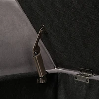 Streamdale Furniture 51.5" Bed Bench With Storage Grey Velvet