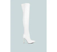 Riggle Long Patent Pu High Heel Boots