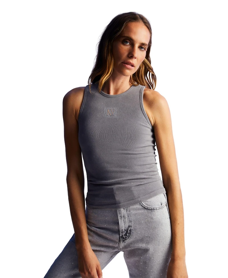 Women's Embroidered Crop Top
