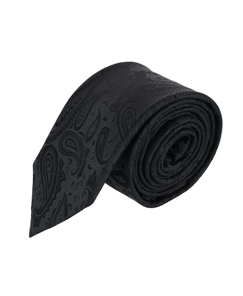 Trafalgar Men's Banbury Tone on Paisley Silk Necktie