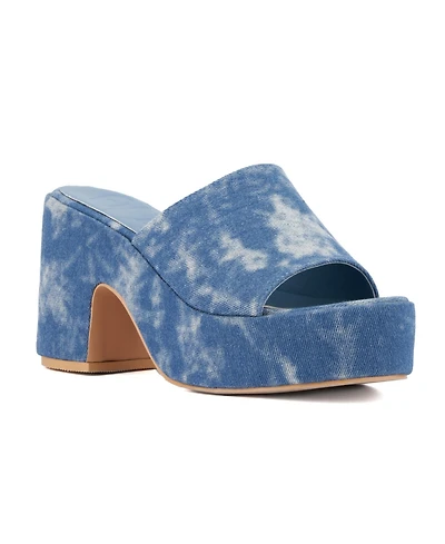 Olivia Miller Women's Crush Platform Heel sandals