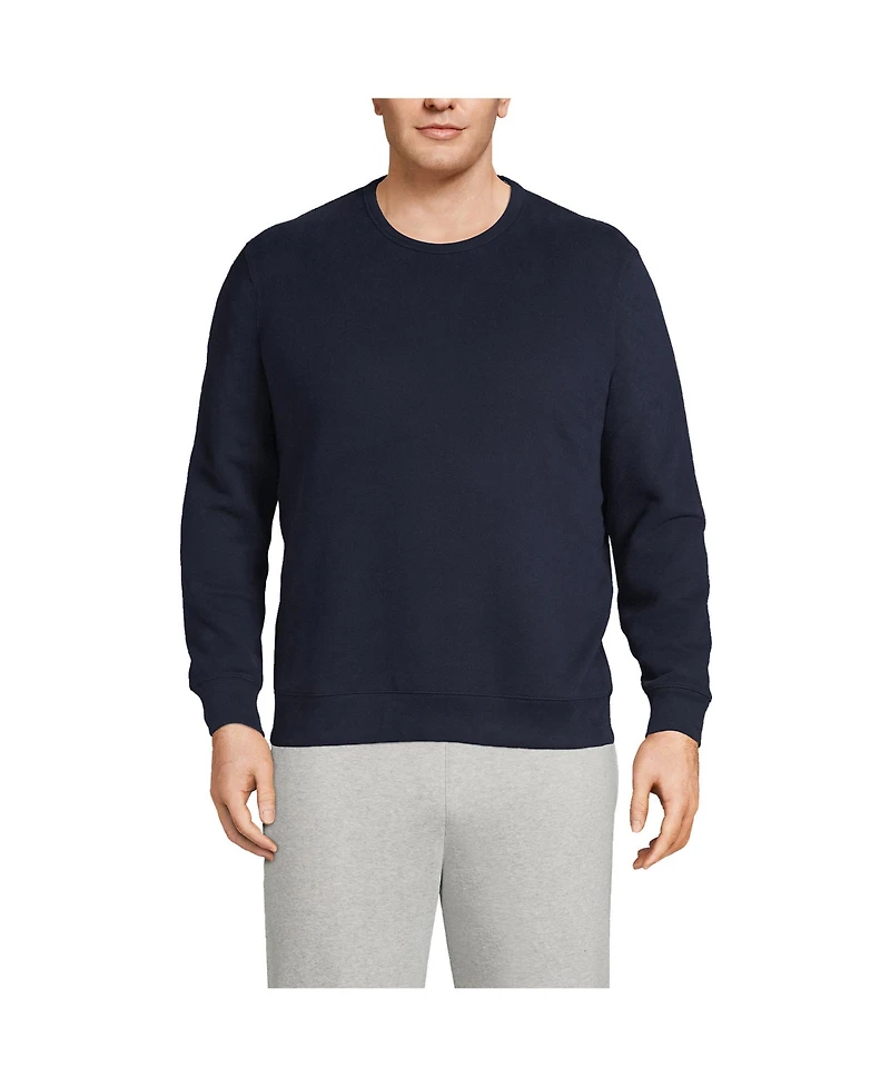 Lands' End Men's Long Sleeve Serious Sweats Crewneck Sweatshirt