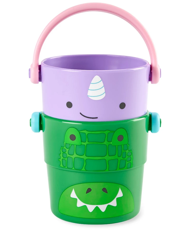 Skip Hop Zoo Stack and Pour Buckets Toy